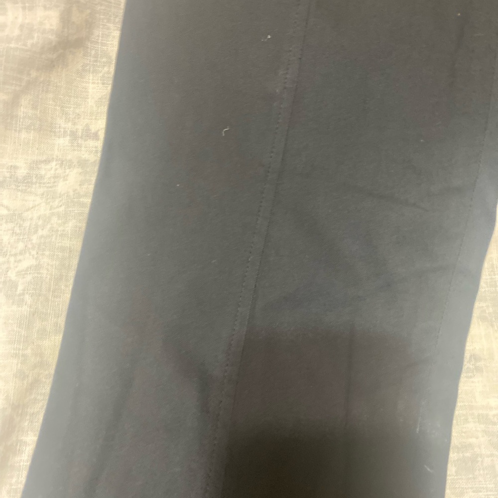 Theory black ankle zip pant womens size 6